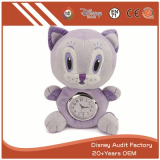 Plush Stuffed Cat Toy Clock Filling 100_ PP Cotton 20CM